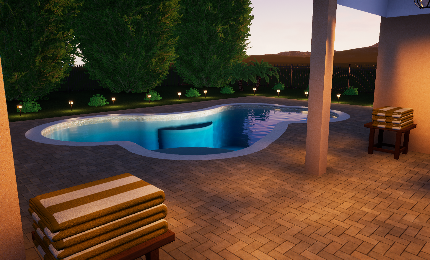 Pool Brokers10 Dusk